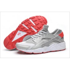 Nike Air Huarache серые с красным